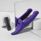 Вібронасадка для страпону з вакуумною стимуляцією Strap-On-Me Multi Orgasm Dildo L Purple-1