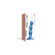 Насадка для страпона Strap-On-Me DILDO PLUG BALLS BLEU METALLIC - M-3