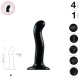 Насадка для страпона Strap-On-Me P&G-Spot Dildo, силікон, розмір M-2