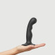 Насадка для страпона Strap-On-Me Dildo Plug P&G Black S-1