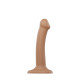 Насадка для страпона Strap-On-Me Dual Density Dildo Caramel S, діаметр 2,7 см, двошарова, гнучка-1