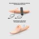 Вібронасадка для страпону з вакуумною стимуляцією Strap-On-Me Multi Orgasm Realistic Dildo L Vanilla-3