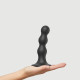 Насадка для страпона Strap-On-Me Dildo Plug Balls Black M-1