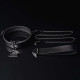 Повідець LOCKINK Tied Collar with Leash Set - Black-3