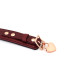 Нашийник з повідцем Liebe Seele Wine Red Curved Collar-4