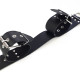 Нашийник з наручниками із натуральної шкіри Art of Sex - Bondage Collar with Handcuffs-5