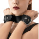 Нашийник з наручниками із натуральної шкіри Art of Sex - Bondage Collar with Handcuffs-2