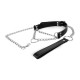 Нашийник з повідцем Bedroom Fantasies: Collar with Chain - Silver-4
