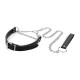Нашийник з повідцем Bedroom Fantasies: Collar with Chain - Silver-5