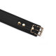 Нашийник з повідцем Liebe Seele Black Organosilicon Collar with Leash-5
