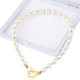 Перлинний нашийник з повідцем LOCKINK Pearl Collar & Leash Set-4