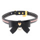 Повідець LOCKINK SEVANDA Love Heart Butterfly Leather Collar Set - Black-2