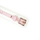 Нашийник з повідцем Liebe Seele White & Pink Fairy Goat Leather Collar-3