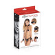 Нашийник з наручниками і ланцюжком Fetish Tentation Neck and Wrist Chain Straps з маскою на очі-2