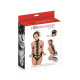 Регульований ремінь для шиї і зап'ясть Fetish Tentation Harness Straps for Neck з маскою на очі-2