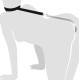 Анальний гак із нашийником з натуральної шкіри Art of Sex - Anal hook, Чорний-1