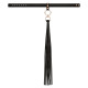 Нашийник с флогером Rosy Gold - Collar with Flogger - Black-3