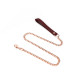 Нашийник з повідцем Liebe Seele Wine Red Collar and Leash-4