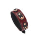 Нашийник з повідцем Liebe Seele Wine Red Collar and Leash-2