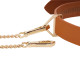 Повідець LOCKINK Tied Collar with Leash Set - Brown-2