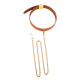 Повідець LOCKINK Tied Collar with Leash Set - Brown-3