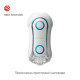 Мастурбатор Tenga FLIP ORB — Blue Rush, з можливістю зміни тиску та стимулювальними кульками всереди-2