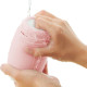 Мастурбатор TENGA PUFFY Strawberry Pink, ультрам’який матеріал, багаторазовий, наскрізний-6