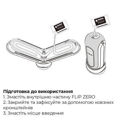 Мастурбатор Tenga Flip Zero GRAVITY Back, змінна інтенсивність стимуляції, розкладний
