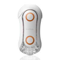 Мастурбатор Tenga FLIP ORB — Orange Crash, з можливістю зміни тиску та стимулювальними кульками всередині 