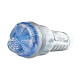 Мастурбатор Fleshlight Turbo Core Blue Ice, оральний секс (глибоке горло)-1