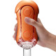 Мастурбатор Tenga Flip Orb — Sunset Orange, з можливістю зміни тиску та стимулювальними кульками всередині-6