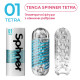 Мастурбатор Tenga Spinner 01 Tetra з пружною стимулювальною спіраллю всередині, ніжна спіраль-3