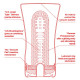 Мастурбатор Tenga US Soft Tube Cup (м’яка подушечка велика) стискається-1