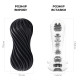 Мастурбатор Tenga FLEX Rocky Black зі змінною інтенсивністю, можна скручувати-1