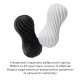 Мастурбатор Tenga FLEX Rocky Black зі змінною інтенсивністю, можна скручувати-2