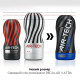 Мастурбатор Tenga Air-Tech TWIST Ripple Blue зі змінною тугістю обхвату, ефект глибокого мінету-4