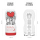 Мастурбатор Tenga Keith Haring Deep Throat Cup (глибоке горло) з вакуумною стимуляцією-1