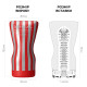 Мастурбатор Tenga Squeeze Tube Cup (м’яка подушечка) стискається-1