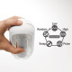 Мастурбатор Tenga Flip Zero Gravity Electronic Vibration White-6