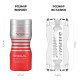 Мастурбатор Tenga Dual Feel Cup двосторонній, із двома незалежними каналами-1