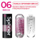 Мастурбатор Tenga Spinner 06 Brick з пружною стимулювальною спіраллю всередині-3