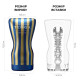 Мастурбатор Tenga Premium Soft Case Cup (м’яка подушечка), стискається-1