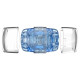 Мастурбатор Fleshlight Quickshot Turbo Blue Ice, компактний, чудово для пар і мінету-4