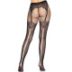 Leg Avenue Fishnet tights with backseam Black O/S-1