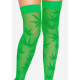Панчохи Leg Avenue 420 Net thigh highs Green-2
