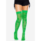 Панчохи Leg Avenue 420 Net thigh highs Green-3