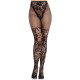 Колготки Leg Avenue Dahlia Lace Tights with Net Thigh Detail One Size-3