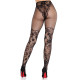 Колготки Leg Avenue Dahlia Lace Tights with Net Thigh Detail One Size-2