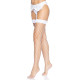 Leg Avenue Fence Net Thigh Highs OS White-2