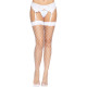 Leg Avenue Fence Net Thigh Highs OS White-4